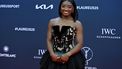 US gymnast Simone Biles poses on the Red Carpet ahead of the 26th Laureus World Sports Awards gala in Madrid on April 21, 2025. 
JAVIER SORIANO / AFP