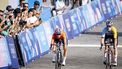 PARIJS - Wielrenner Marianne Vos wint een zilveren medaille tijdens de wegrace wielrennen vrouwen op de Olympische Spelen. ANP ROBIN VAN LONKHUIJSEN