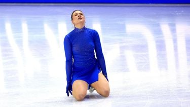epa12848111 Niki Wories of the Netherlands performs in the Women Short Program during the ISU Figure Skating World Championships 2026 in Prague, Czech Republic, 25 March 2026.  EPA/MARTIN DIVISEK