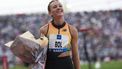 Netherlands' Femke Bol celebrates after winning the 400m women's hardles during the IAAF Diamond League competition at Prince Moulay Abdellah Stadium in Rabat on May 25, 2025. 
Issam ZERROK / AFP