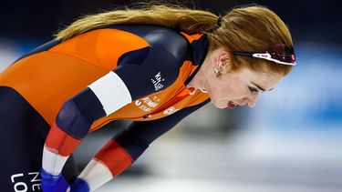 HEERENVEEN - Antoinette Rijpma - de Jong (NED) tijdens de 3000 meter race op de ISU WK Afstanden schaatsen in Thialf. ANP VINCENT JANNINK