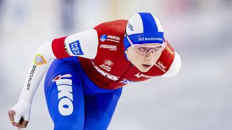 HEERENVEEN - Joy Beune in actie tijdens de 5000m vrouwen op de slotdag van het olympisch kwalificatietoernooi langebaanschaatsen in Thialf. ANP SEM VAN DER WAL