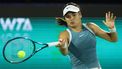 epaselect epa11901248 Emma Raducanu of Britain in action during her first round match against Maria Sakkari of Greece Dubai Tennis Championships in Dubai, United Arab Emirates, 16 February 2025.  EPA/ALI HAIDER
