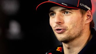 DOHA - Max Verstappen (Red Bull Racing) staat de pers te woord na het winnen van de Qatar Grand Prix op het Lusail International Circuit. ANP SANDER KONING