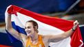 APELDOORN - Lieke Klaver tijdens de 400 meter finale voor vrouwen op de derde dag van het EK Indoor atletiek in Omnisport Apeldoorn. ANP IRIS VAN DEN BROEK
