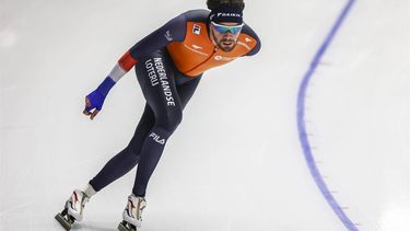 INZELL - Patrick Roest tijdens een training voorafgaand aan het WK allround en sprint schaatsen in de Max Aicher Arena. ANP VINCENT JANNINK