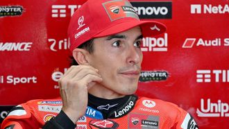 Ducati Lenovo Team's Spanish MotoGP rider Marc Marquez prepares for the free practice ahead of the MotoGP Indonesian Grand Prix at the Mandalika International Circuit in Mandalika, West Nusa Tenggara on October 3, 2025. 
SONNY TUMBELAKA / AFP