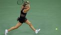 epa13208107 Aryna Sabalenka of Belarus in action against Polina Iatcentko of Russia during their second round Women’s Singles match at the US Open Tennis Championships in Flushing Meadows, New York, USA, 02 September 2026.  EPA/BRIAN HIRSCHFELD