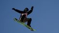epa12571244 Romy Van Vreden of the Netherlands competes during the Women's Snowboard event at the 2025 FIS Snowboard and Free Ski Big Air World Cup in Beijing, China, 05 December 2025. The FIS Snowboard and Free Ski Big Air World Cup runs from 04 to 06 December.  EPA/WU HAO