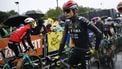 epa12219758 Danish rider Jonas Vingegaard of Team Visma-Lease a Bike waits for the start of the 2nd stage of the Tour de France cycling race over 209.1km from Lauwin-Planque to Boulogne-sur-Mer, France, 06 July 2025.  EPA/MARTIN DIVISEK