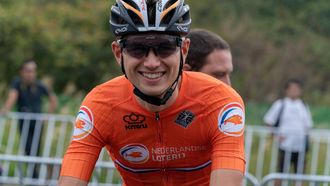 2019-10-06 05:48:43 IZU - Mountainbiker Milan Vader in actie tijdens het test event op de Izu MTB koers, ter voorbereiding  op het olympische parkoers van volgend jaar in Japan. ANP PAUL RAATS