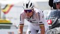 Belgian Lotte Kopecky of SD Worx - Protime competes during the women Belgian National Road Race Championship, 123km, from Sint-Lievens-Houtem to Zottegem, on June 23, 2024. 
KURT DESPLENTER / Belga / AFP
