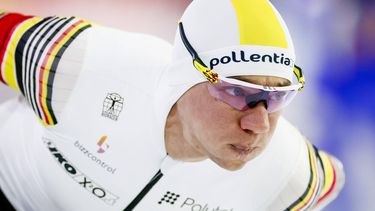 HEERENVEEN - Bart Swings (België) in actie op de 1500 meter allround voor mannen op de slotdag van de ISU EK Allround en Sprint in Thialf. ANP KOEN VAN WEEL