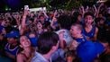 Knicks fans celebrate in Central Park after the New York Knicks defeated the San Antonio Spurs in Game 5 of the NBA Finals to win the series, in New York, on June 13, 2026. The Knicks won the NBA Championship for the first time since 1973, for the third time in franchise history.
kena betancur / AFP