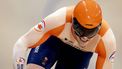 2023-08-07 20:09:13 GLASGOW - Harrie Lavreysen in de finale tegen Nicholas Paul op het onderdeel Sprint tijdens de wereldkampioenschappen baanwielrennen. De Schotse stad is van 3 tot en met 13 augustus het toneel van een wereldkampioenschap met meerdere fiets disciplines. ANP ROBIN VAN LONKHUIJSEN