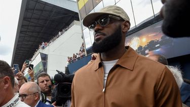 2023-06-10 13:40:19 Los Angeles Lakers US NBA basketball player LeBron James walks in the pitlane prior to starting the 100th edition of the 24 hours of Le Mans, on June 10, 2023. This year marks the 100th anniversary of the race.
Jean-Francois MONIER / AFP