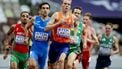 TOKIO - Niels Laros op het onderdeel 1500 meter tijdens de WK atletiek in het Japan National Stadium. ANP ROBIN VAN LONKHUIJSEN