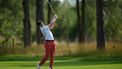 2023-09-16 13:27:00 Netherlands' Daan Huizing plays a shot from the 9th fairway on day three of the BMW PGA Championship at Wentworth Golf Club, south-west of London, on September 16, 2023. 
Glyn KIRK / AFP