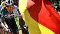 Bora-Hansgrohe team's German rider Lennard Kamna cycles during the last kilometers of the 7th stage of the 109th edition of the Tour de France cycling race, 176,3 km between Tomblaine and La Super Planche des Belles Filles, in eastern France, on July 8, 2022. 
Anne-Christine POUJOULAT / AFP