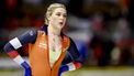 INZELL - Jutta Leerdam (NED) na afloop van de 1000 meter vrouwen op het wereldkampioenschap schaatsen sprint in de Max Aicher Arena in het Duitse Inzell. ANP VINCENT JANNINK