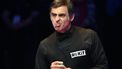 2022-10-09 15:27:33 Ronnie O'Sullivan of England reacts to a shot against Marco Fu of Hong Kong in the final of the Hong Kong Masters snooker tournament in Hong Kong on October 9, 2022. 
Peter PARKS / AFP