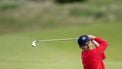 BADHOEVEDORP - Daan Huizing tijdens het KLM Open golf toernooi op golfclub The International. ANP SANDER KONING