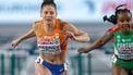 ISTANBUL - Zoe Sedney in actie tijdens de 60 meter horden, op de derde dag van het EK atletiek indoor in Turkije. ANP RONALD HOOGENDOORN