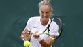 epa12208760 Arantxa Rus of the Netherlands in action during the Women's 1st round match against Caroline Dolehide of the US at the Wimbledon Championships, Wimbledon, Britain, 01 July 2025.  EPA/TOLGA AKMEN  EDITORIAL USE ONLY