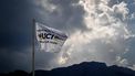 This photo taken on August 10, 2020, shows a flag of the UCI (International Cycling Union) floating under heavy clouds next to the headquarters of the world's cycling governing body in Aigle amid the COVID-19 outbreak, caused by the novel coronavirus. The cycling world championships scheduled for Aigle-Martigny in Switzerland on September 20-27, 2020, might be called off due to local health rules organisers warned on August 7. Swiss federal authorities are due to examine their rules on August 12, and may ban sports gatherings involving more than 1,000 people.
Fabrice COFFRINI / AFP
