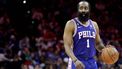 2023-05-11 02:00:00 (FILES) James Harden #1 of the Philadelphia 76ers dribbles against the Boston Celtics during the third quarter in game six of the Eastern Conference Semifinals in the 2023 NBA Playoffs at Wells Fargo Center on May 11, 2023 in Philadelphia, Pennsylvania. James Harden joined his Philadelphia 76ers at their Colorado training camp on October 4, 2023 as his dispute with the NBA team, marked by his trade demand, rumbled on.
Tim Nwachukwu / GETTY IMAGES NORTH AMERICA / AFP