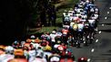 2023-07-14 14:32:42 epa10745884 The peloton during the 13th stage of the Tour de France 2023, a 138kms race from Chatillon-Sur-Charlaronne to Grand Colombier, France, 14 July 2023.  EPA/CHRISTOPHE PETIT TESSON