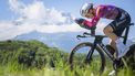epa11414587 Mischa Bredewold from the Netherlands of Team SD Worx during the Tour de Suisse Women second stage, a 15 km time trial from Aigle to Villars-Sur-Ollon, Switzerland, 16 June 2024.  EPA/GIAN EHRENZELLER
