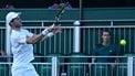 epa12207184 Botic van de Zandschulp of the Netherlands in action during the Men's 1st round match against Matteo Arnaldi of Italy at the Wimbledon Championships, Wimbledon, Britain, 30 June 2025.  EPA/DANIEL HAMBURY  EDITORIAL USE ONLY EDITORIAL USE ONLY