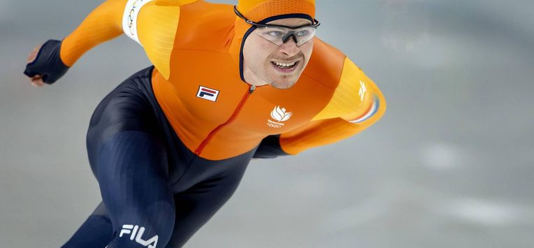 MILAAN - Joep Wennemars tijdens de 1.000 meter bij het langebaanschaatsen in het Milano Speed Skating Stadium op de Olympische Winterspelen van Milaan. SEM VAN DER WAL / ANP