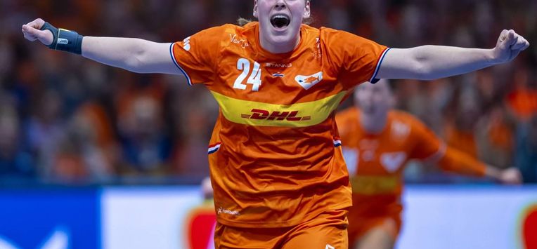 ROTTERDAM - Romee Maarschalkerweerd tijdens de WK-handbalwedstrijd in groep E tussen Nederland en Egypte in Ahoy Rotterdam. ANP RONALD HOOGENDOORN