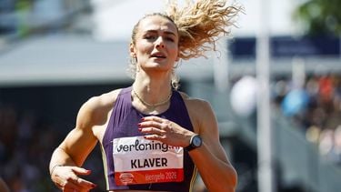HENGELO - Lieke Klaver (Nederland) in actie op het onderdeel 400 meter tijdens de 45e editie van de FBK Games. De belangrijkste internationale atletiekwedstrijd van Nederland vindt plaats in Hengelo. VINCENT JANNINK / ANP