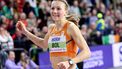 epa11195242 Femke Bol of the Netherlands wins the Women's 400m final at the World Athletics Indoor Championships in Glasgow, Britain, 02 March 2024.  EPA/ROBERT PERRY