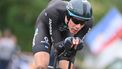 Dutch Nils Eekhoff of Team DSM pictured in action during the fifth stage of the 108th edition of the Tour de France cycling race, a 27,2km individual time trial from Change to Laval Espace Mayenne, France, Wednesday 30 June 2021. This year's Tour de France takes place from 26 June to 18 July 2021. BELGA PHOTO DAVID STOCKMAN