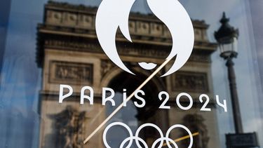 (FILES) The Arc de Triomphe reflects in an official's store window for the Paris 2024 Summer Olympic and Paralympic Games in Paris on December 15, 2023. One hundred years after the black-and-white Olympic Games of 1924, France is putting its image on the line by hosting the Summer Olympics (July 26-August 11) in the heart of the French capital in six months' time, in a tense international context.
Dimitar DILKOFF / AFP