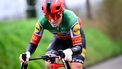 Lidl-Trek's Italian rider Elisa Longo Borghini competes in the women's race of the 'Ronde van Vlaanderen' (Tour des Flandres) one day cycling race, 163 km from Oudenaarde to Oudenaarde, on March 31, 2024. 
JASPER JACOBS / Belga / AFP