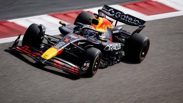 BAHREIN - Max Verstappen (Red Bull Racing) tijdens de laatste testdag op het Bahrain International Circuit voorafgaand aan de start van het Formule 1-seizoen. ANP SEM VAN DER WAL