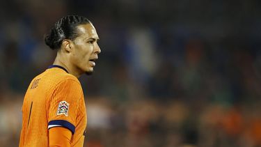 ROTTERDAM - Virgil van Dijk of Nederland tijdens de UEFA Nations League kwartfinale wedstrijd tussen Nederland en Spanje in Feyenoord Stadion de Kuip op 20 maart 2025 in Rotterdam, Nederland. ANP MAURICE VAN STEEN