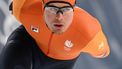 Netherlands' Joep Wennemars competes in the speed skating men's 1500m during the Milano Cortina 2026 Winter Olympic Games at Milano Speed Skating Stadium in Milan on February 19, 2026. 
Daniel MUNOZ / AFP