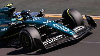 Aston Martin's Spanish driver Fernando Alonso drives during the Australian Formula One Grand Prix at Albert Park Circuit in Melbourne on March 24, 2024.   
WILLIAM WEST / AFP