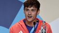 Britain's diver Tom Daley attends the World Aquatics Olympic press conference ahead of the Paris 2024 Olympic Games in Paris, on July 25, 2024. 
STEPHANE DE SAKUTIN / AFP