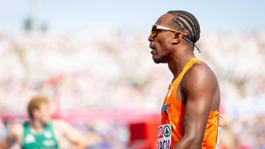 BIRMINGHAM -  Liemarvin Bonevacia voorafgaand aan de kwalificatie 4x400 relay mannen op de vijfde dag van de EK atletiek. IRIS VAN DEN BROEK / ANP