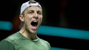 ROTTERDAM - Tallon Griekspoor (NED) na de gewonnen wedstrijd tegen Matteo Berrettini (ITA) op de derde dag van het ABN AMRO Open tennistoernooi in Ahoy. ANP SANDER KONING