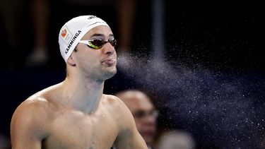 PARIJS - Arno Kamminga in actie tijdens de finale 100 meter schoolslag op de tweede van het olympische zwemtoernooi op de Olympische Spelen in Frankrijk. ANP KOEN VAN WEEL