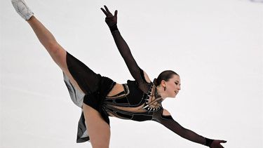 Russia's figure skater Kamila Valieva competes in the women's free skating event during the Russian Grand Prix of Figure Skating at the Megasport arena in Moscow on November 26, 2023. 
Natalia KOLESNIKOVA / AFP