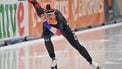 epa11914322 Suzanne Schulting of the Netherlands in action during the Women's 500 m race during the ISU Speed Skating World Cup in Tomaszow Mazowiecki, central Poland, 21 February 2025.  EPA/Grzegorz Michalowski POLAND OUT